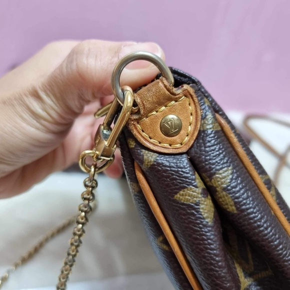 SOLD Authentic Louis Vuitton Eva Clutch Crossbody - Picture 8 of 11